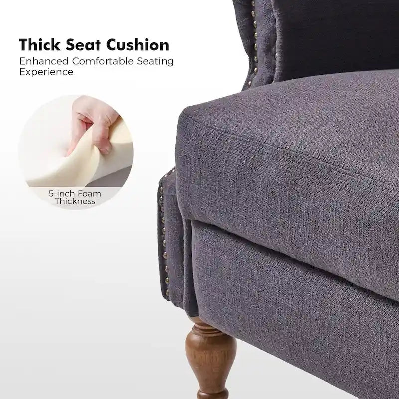 Terri Traditional Roll Arm Manual Recliner with Solid Wood Legs Set of 2 by HULALA HOME