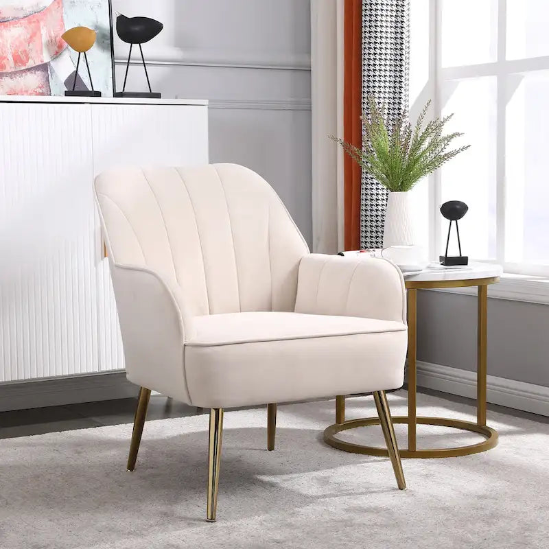 Suellyn 25.2-inch Wide Armrest Modern Chair