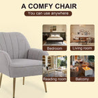 Suellyn 25.2-inch Wide Armrest Modern Chair