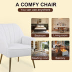 Suellyn 25.2-inch Wide Armrest Modern Chair