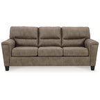 Signature Design by Ashley Navi Brown/Beige Sofa - 89W x 38D x 39H