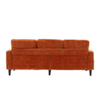 Modular Sleeper Sectional Sofa with Storage Ottoman