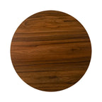 Glitzhome Industrial Wood Top Adjustable Swivel Round Pub Bar Table