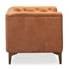 Poly & Bark Essex Lounge Chair - Full Grain Genuine Italian Leather
