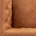 Poly & Bark Essex Lounge Chair - Full Grain Genuine Italian Leather
