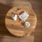 Retro Fashion Style Cylindrical Coffee Table