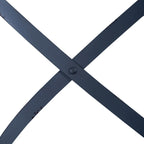 Vintage Series Distressed Metal X Back Side Chair - Antique White (Set of 2)