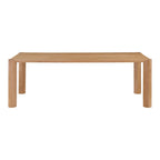 Aurelle Home Posy Modern Solid Oak Dinning Table