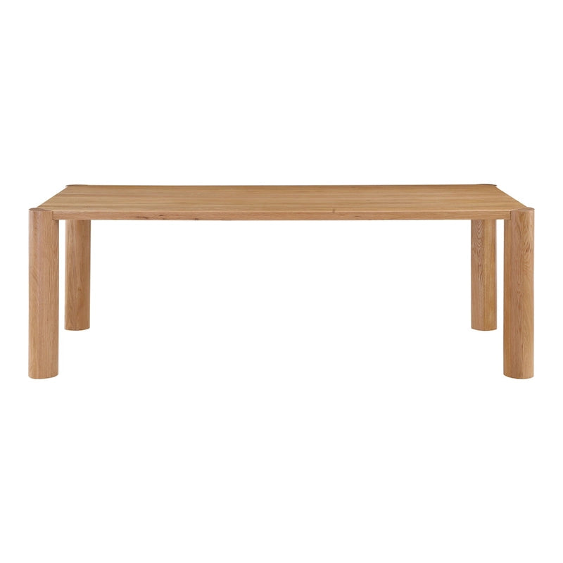 Aurelle Home Posy Modern Solid Oak Dinning Table