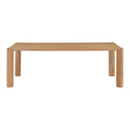 Aurelle Home Posy Modern Solid Oak Dinning Table