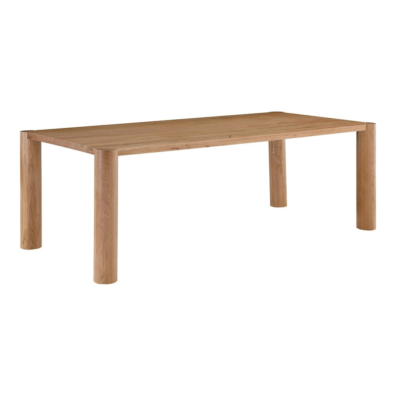 Aurelle Home Posy Modern Solid Oak Dinning Table