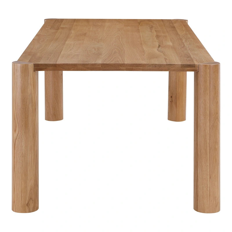 Aurelle Home Posy Modern Solid Oak Dinning Table