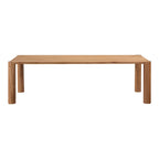 Aurelle Home Posy Modern Solid Oak Dinning Table