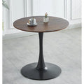31.5Tulip Dining Table for 2-4 people With Round Mdf Table Top, Pedestal Dining Table, End Table Leisure Coffee Table