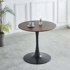 31.5Tulip Dining Table for 2-4 people With Round Mdf Table Top, Pedestal Dining Table, End Table Leisure Coffee Table
