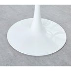 31.5Tulip Dining Table for 2-4 people With Round Mdf Table Top, Pedestal Dining Table, End Table Leisure Coffee Table