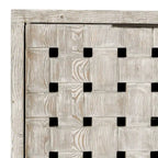 Classic Home Bast 4-Door Reclaimed Pine Wood Buffet Sideboard