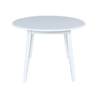 42 in. Solid Wood Round Dual Drop Leaf Table