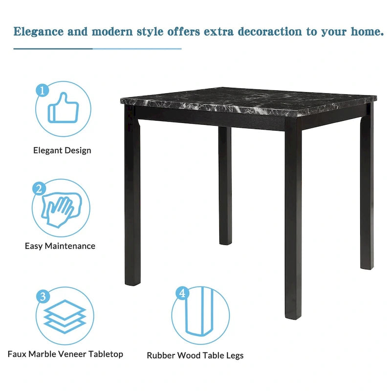 5-Piece Kitchen Table Set