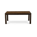 East West Furniture Dinette Set Consists of a Rectangle Dining Table and Chairs, Distressed Jacobean (Pieces Options)