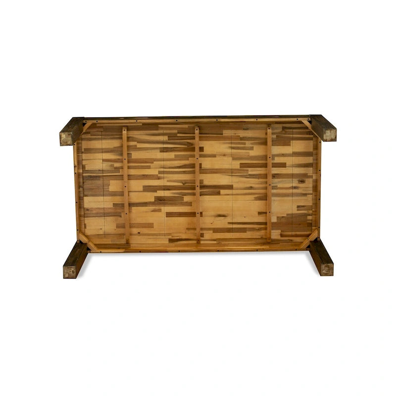 East West Furniture Dinette Set Consists of a Rectangle Dining Table and Chairs, Distressed Jacobean (Pieces Options)