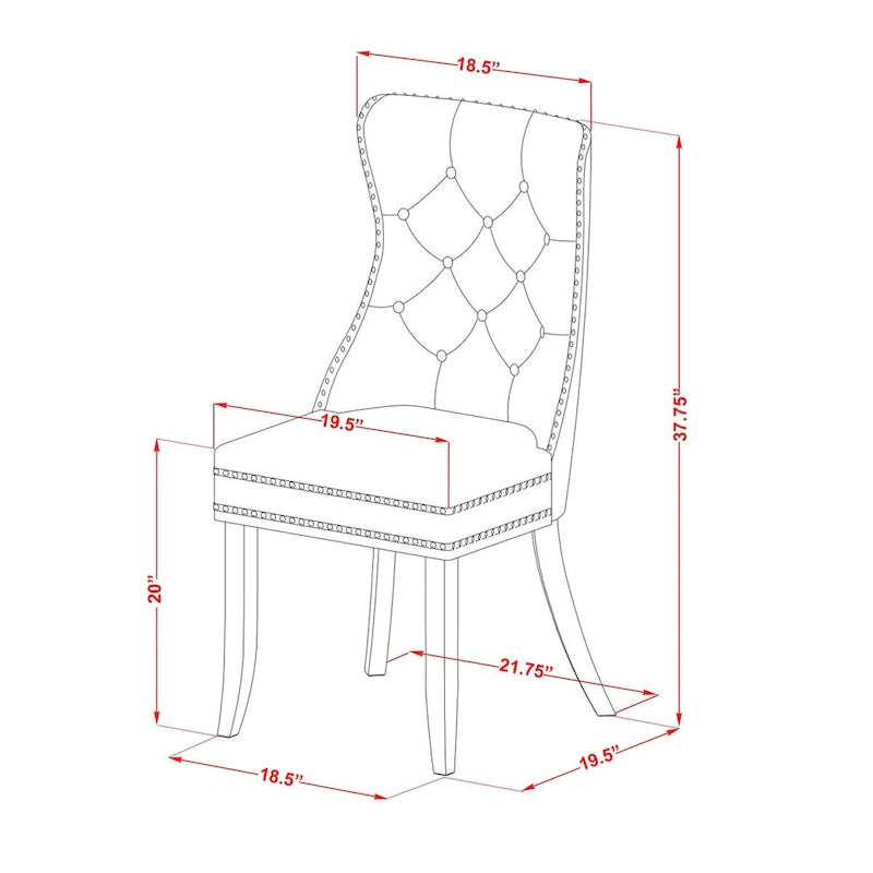 East West Furniture Dinette Set Consists of a Rectangle Dining Table and Chairs, Distressed Jacobean (Pieces Options)