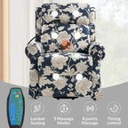 Billy Traditional Lift Assist Power Recliner With Massage Heat And Manual Headrest by HULALA HOME