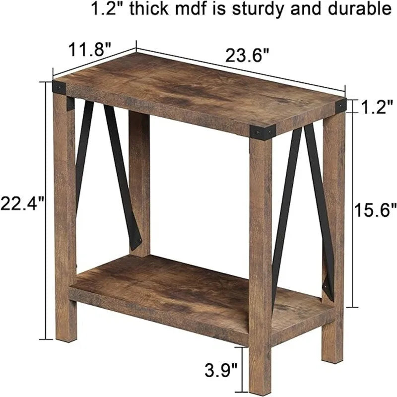 Console Table for Entryway 47 - 11.81D x 23.62W x 22.44H