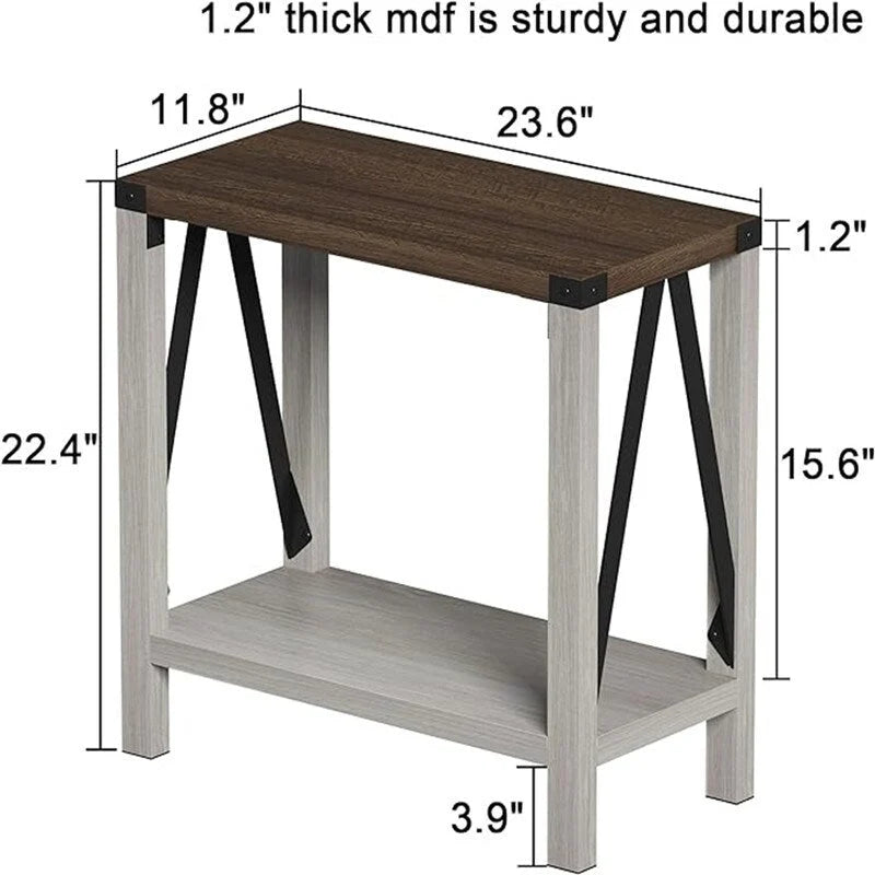 Console Table for Entryway 47 - 11.81D x 23.62W x 22.44H