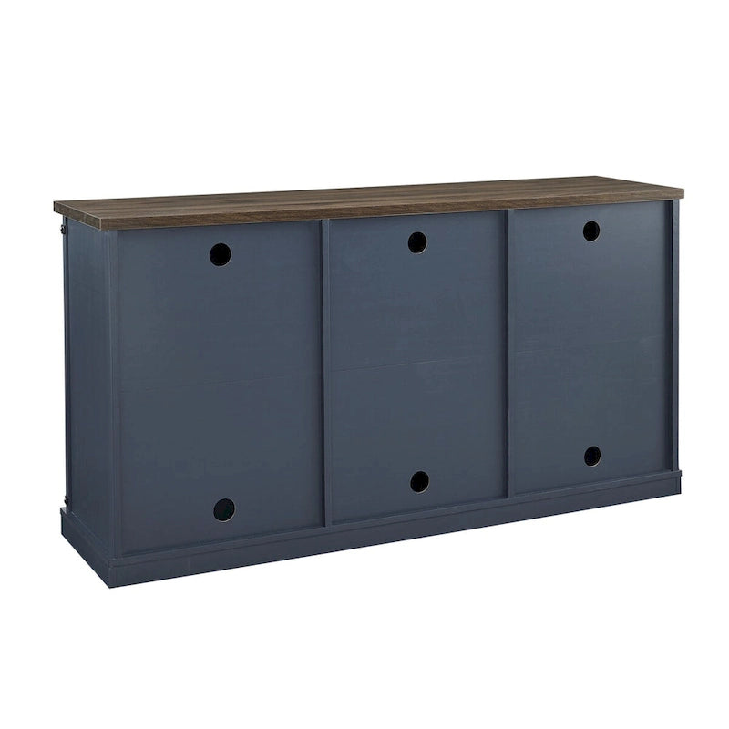58 Farmhouse Sliding Barn Door TV Stand - Fits TVs up to 65 - 58 in Width