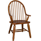 Treasures Rustic Oak Bow-back Armchair