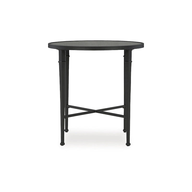 Signature Design by Ashley Cadeburg Black Accent Table - 26W x 26D x 26H