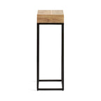 Kate and Laurel Karlsen Wood and Metal Drink Table - 8x8x23
