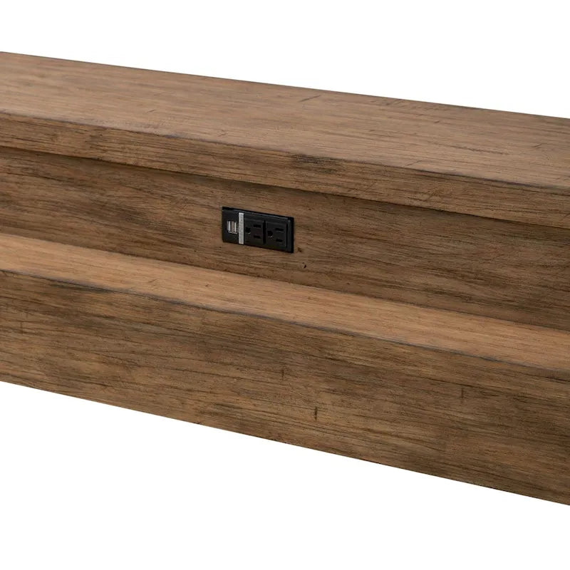 Pinebrook Ridge Weathered Toffee 4 Piece Console Table Set