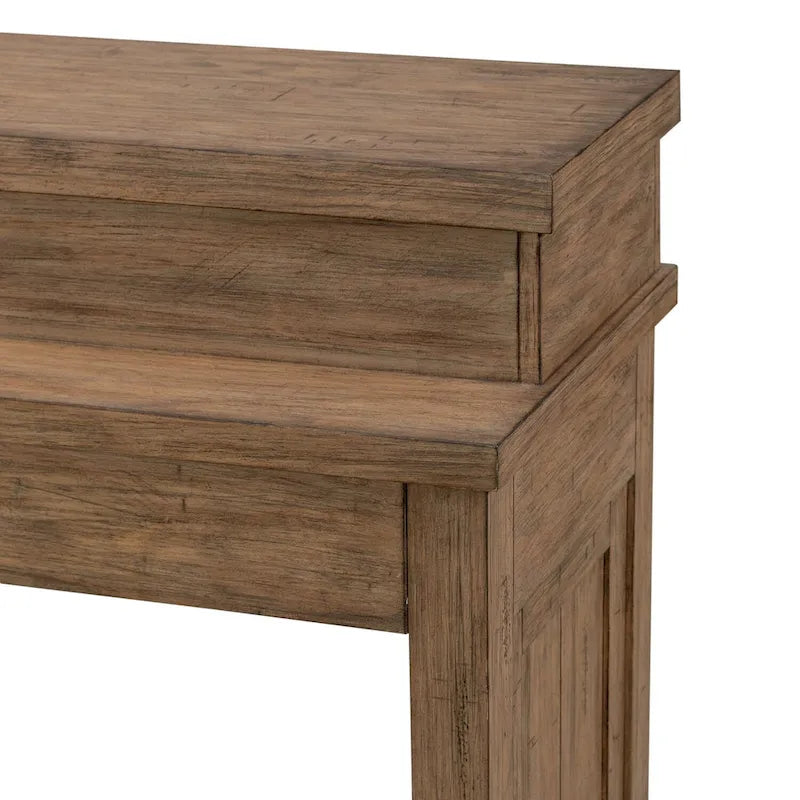 Pinebrook Ridge Weathered Toffee 4 Piece Console Table Set