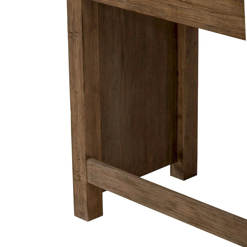 Pinebrook Ridge Weathered Toffee 4 Piece Console Table Set