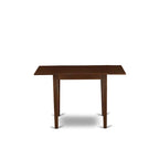 East West Furniture Dining Table Set- a Rectangle Dining Room Table and Kitchen Chairs, Mahogany (Pieces Option