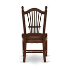 East West Furniture Dining Table Set- a Rectangle Dining Room Table and Kitchen Chairs, Mahogany (Pieces Option