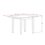 East West Furniture Dining Table Set- a Rectangle Dining Room Table and Kitchen Chairs, Mahogany (Pieces Option