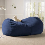 Jaxx 7 Foot Giant Bean Bag Sofa For Adults - Premium Chenille