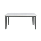 Modern White 7pc Dining Set