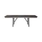 Newport Smokey Grey 6 Piece Trestle Table Set