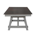 Newport Smokey Grey 6 Piece Trestle Table Set