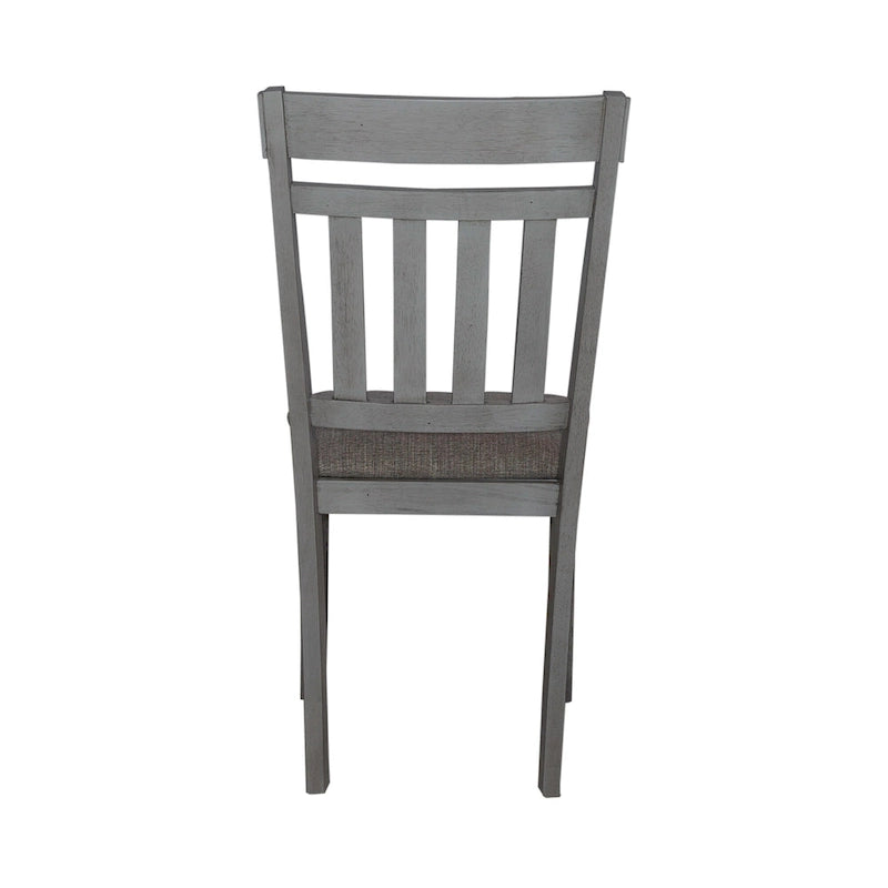Newport Smokey Grey 6 Piece Trestle Table Set