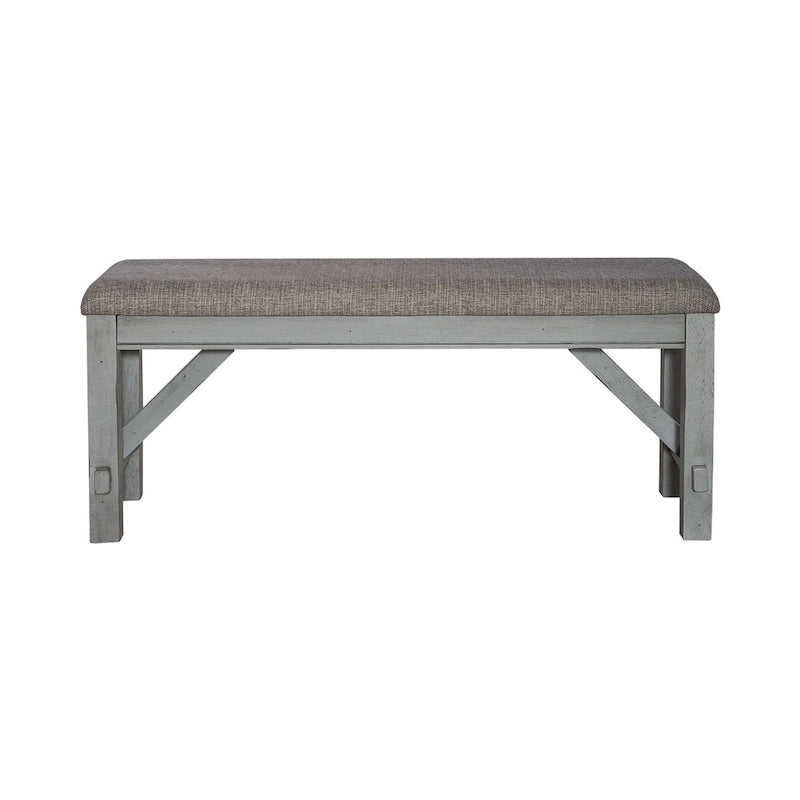 Newport Smokey Grey 6 Piece Trestle Table Set