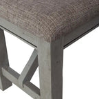 Newport Smokey Grey 6 Piece Trestle Table Set