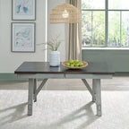 Newport Smokey Grey 6 Piece Trestle Table Set