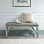 Newport Smokey Grey 6 Piece Trestle Table Set