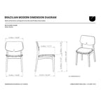 Modern Brazilian - Beth - Side Chair