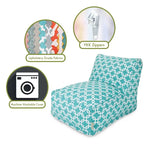 Majestic Home Goods Indoor Links Bean Bag Chair Lounger 36 in L x 27 in W x 24 in H